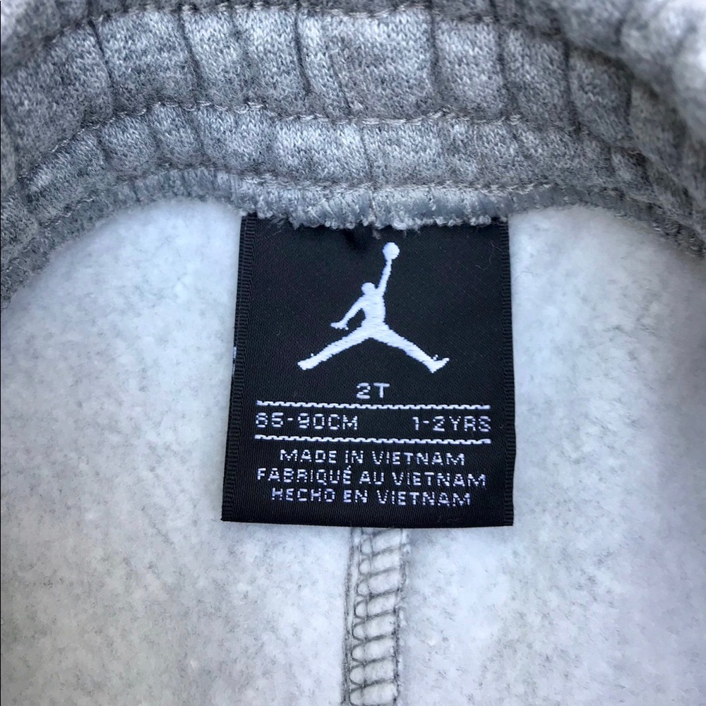 Jordan Jumpman Grey Toddler Jogger Sweats - Picture 15 of 16